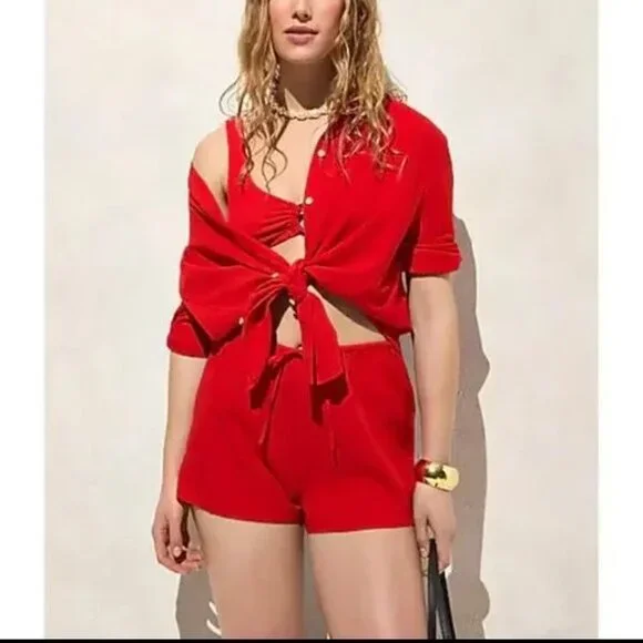 J. Crew Airy gauze button-up shirt XL - Picture 2 of 10